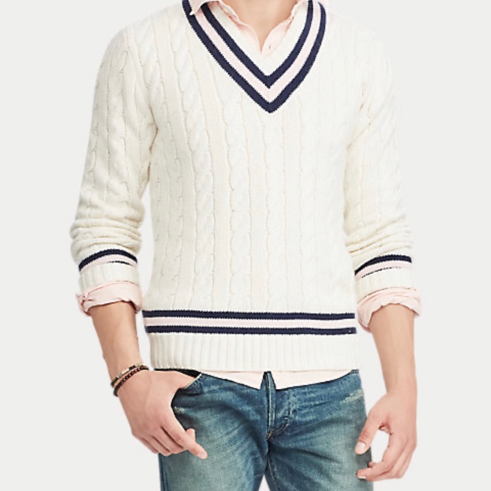 Ralph Lauren Pink Pony Cricket Sweater XXLARGE